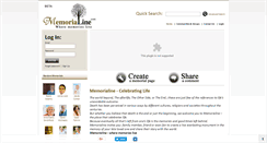 Desktop Screenshot of memorialine.com